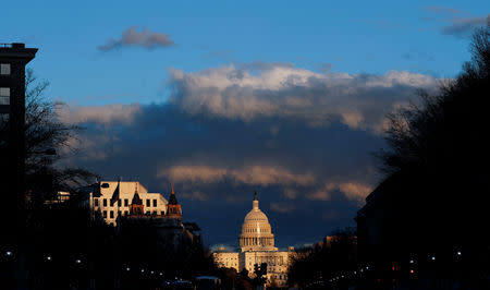 FILE PHOTO: The U.S. Capitol is seen after Special Counsel Robert Mueller handed in his report to Attorney General William Barr on his investigation into Russia's role in the 2016 presidential election and any potential wrongdoing by U.S. President Donald Trump in Washington, U.S., March 22, 2019. REUTERS/Carlos Barria