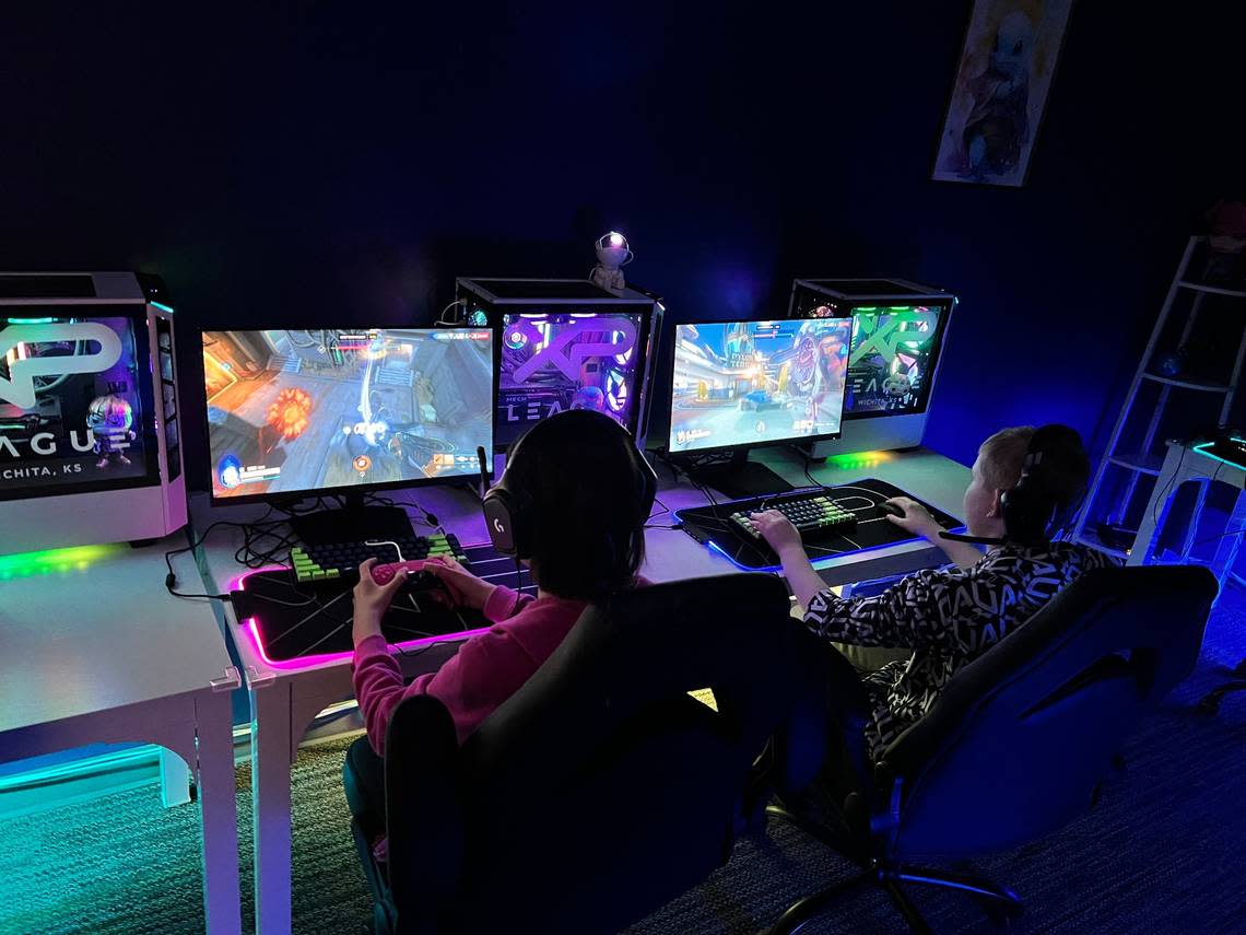 The new XP League Northwest Wichita near 21st and Maize Road is opening to help children excel at e-sports through teams and coaching. Courtesy photo