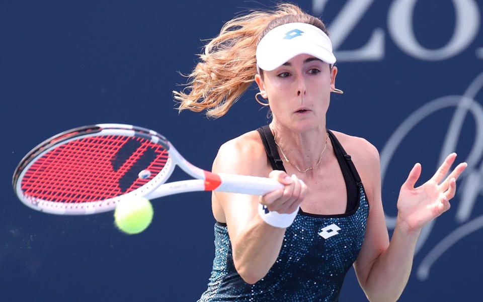 Alize Cornet was issued a warning for changing her shirt on court. The U.S. Open issued an apology the next day.