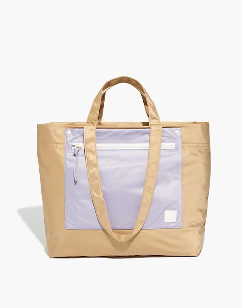 The (Re)sourced Tote Bag in Colorblock