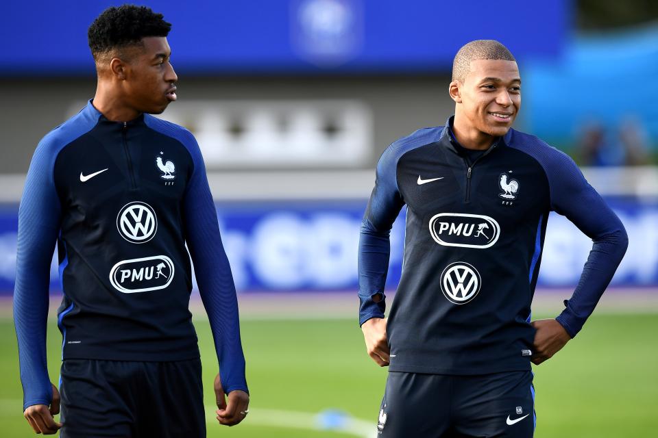 Premier entraînement pour les Bleus