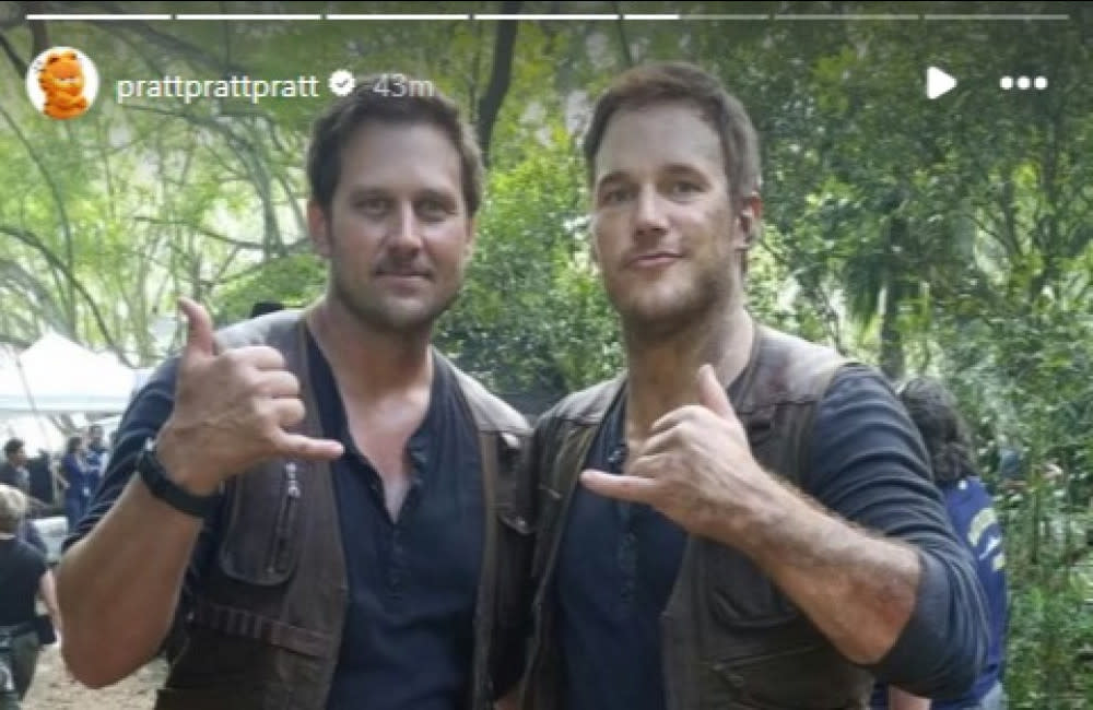 Chris Pratt has paid tribute to his former stunt double Tony McFarr credit:Bang Showbiz