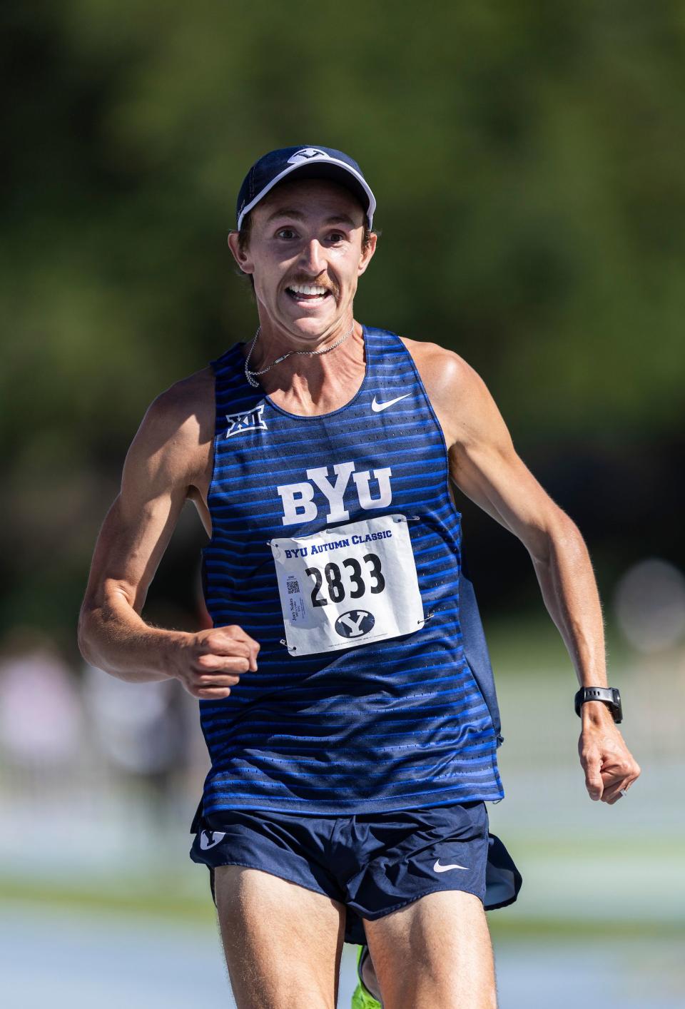 BYU’s Joey Nokes in action at the Autumn Classic. Nokes and the No. 3-ranked Cougars will be competing in the NCAA cross-country regionals Friday. | Matt Norton, BYU Photo