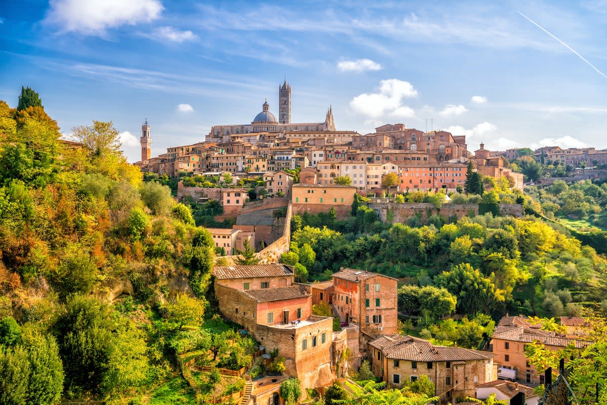 The Tuscan countryside is home to rolling vineyards and authentic Italian cuisine (Getty Images/iStockphoto)