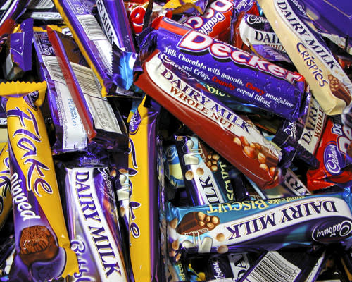 Answers: <br> 1. b) Starbar <br> 2. b) Lion Bar <br> 3. d) Galaxy Ripple <br> 4. c) Twix <br> 5. a) Cadbury Caramel <br> 6. b) Wispa <br> 7. c) Dairy Milk Bliss <br> 8. b) Kit Kat Senses <br> 9. d) Reese’s NutRageous <br> 10. b) Aero Caramel <br><a href="http://uk.lifestyle.yahoo.com/tobacco-flavored-chocolates-brave-new-world-sweets-154740955.html" data-ylk="slk:The most bizarre chocolate flavours;elm:context_link;itc:0;sec:content-canvas;outcm:mb_qualified_link;_E:mb_qualified_link;ct:story;" class="link  yahoo-link">The most bizarre chocolate flavours</a> <br> <a href="http://uk.lifestyle.yahoo.com/choc-help-heart-healthy-082634714.html" data-ylk="slk:How chocolate keeps your heart healthy;elm:context_link;itc:0;sec:content-canvas;outcm:mb_qualified_link;_E:mb_qualified_link;ct:story;" class="link  yahoo-link">How chocolate keeps your heart healthy</a><br> <a href="http://uk.lifestyle.yahoo.com/crumbs-sun-readers-love-pink-wafers-biscuit-secrets-000434118.html" data-ylk="slk:Britain's favourite biscuits revealed;elm:context_link;itc:0;sec:content-canvas;outcm:mb_qualified_link;_E:mb_qualified_link;ct:story;" class="link  yahoo-link">Britain's favourite biscuits revealed</a> <br>