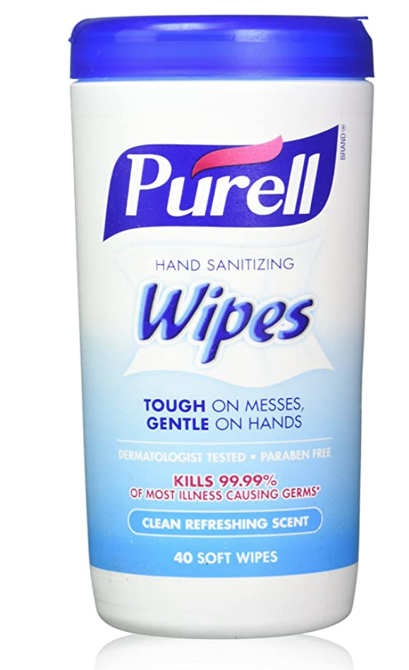 Purell Hand Sanitizing Wipes—40 count. (Photo: Amazon)