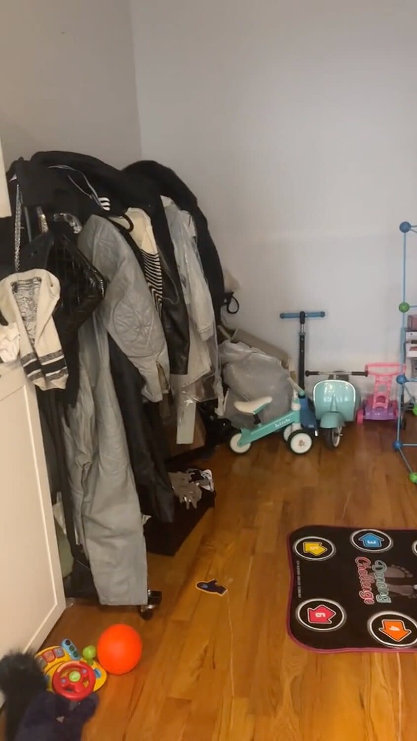 Julia Fox showing off her NYC apartment via TikTok