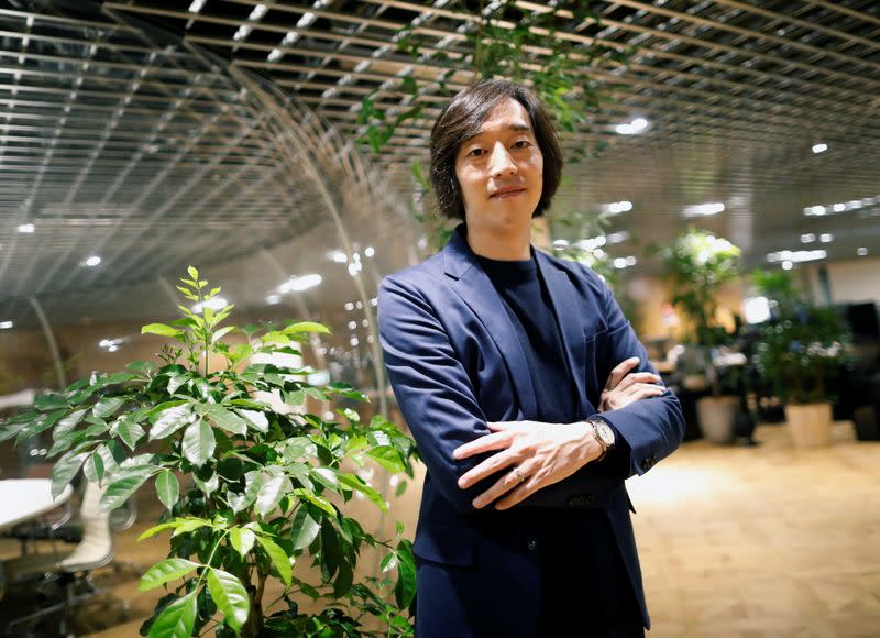 Zozo Inc. Chief Operating Officer Masahiro Ito poses for a photograph during an interview with Reuters in Tokyo