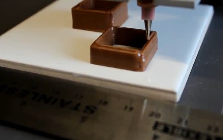 5. 3D chocolate printer. It’s the ultimate device for the sweet-toothed. A British team from Exeter University have developed the world’s first printer that lets you create your own custom-made 3D chcolate treats. The £2,500 Choc Egde machine squirts out chocolate and, via computer instructions, allows the user to build any shape they like out of the food.