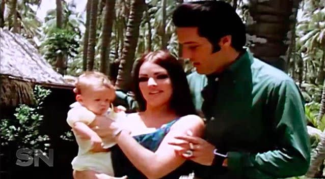 Elvis and Priscilla welcomed daughter Lisa-Marie in 1968.