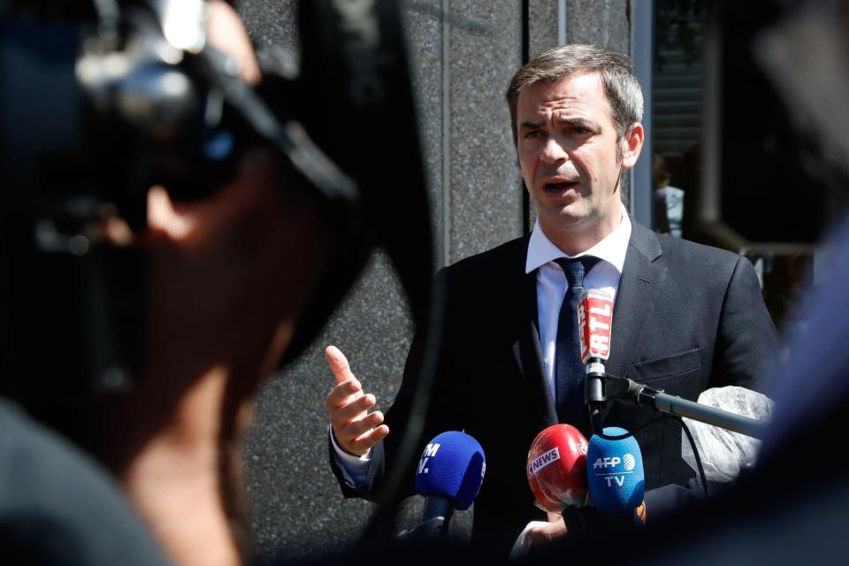 Olivier Véran, le 29 juillet 2020 à Montigny-le-Bretonneux. - FRANCOIS GUILLOT / AFP