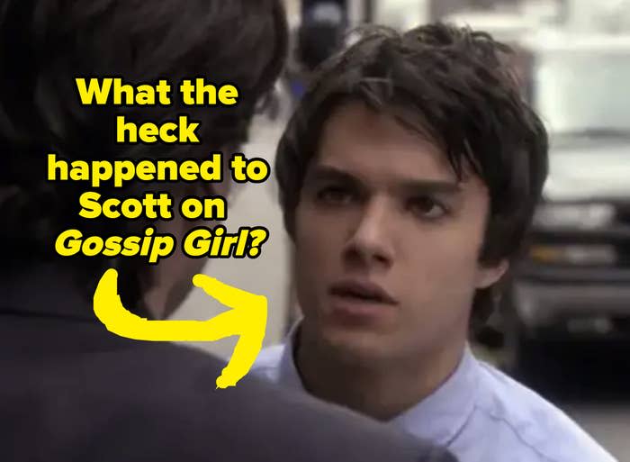 scott in gossip girl labeled "what the heck happened to scott on gossip girl?"