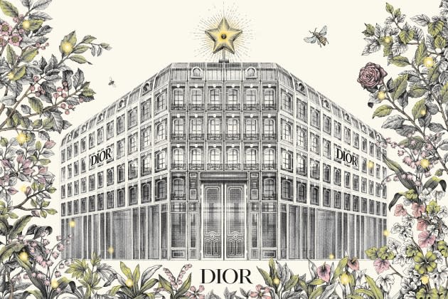 Paris, France, Christian Dior, Luxury Shop Front, Avenue des