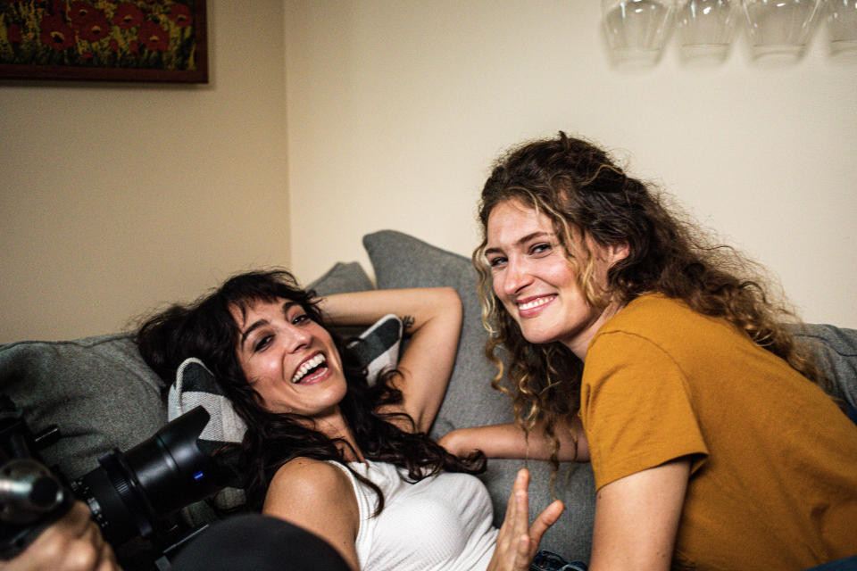 "Girl Night Stand: Chapter 2" was shot at Laurenzo's New Jersey apartment with a bare-bones crew and strict social distancing protocols in place. (Photo: Fair Lila Films )