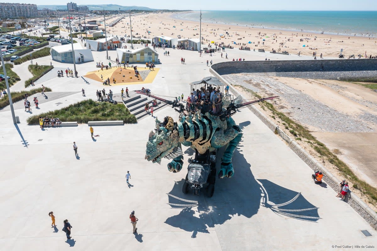 The Calais Dragon is an innovative way to experience the city (Fred Collier)