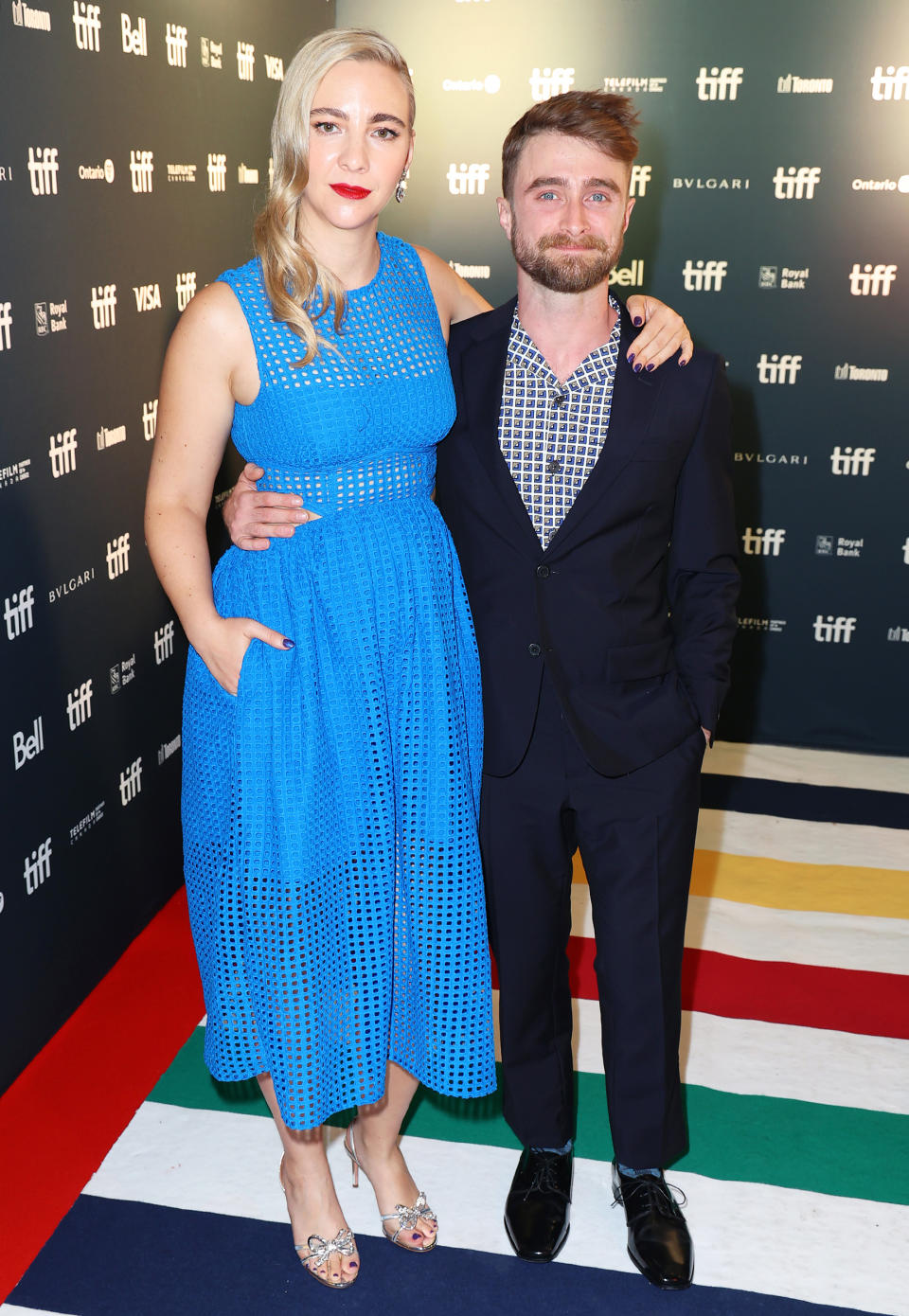 Erin Darke and Daniel Radcliffe at the 