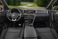 <p>A new steering-wheel design and revised vent surrounds dress up the interior, and an 8.0-inch touchscreen infotainment system is now standard and features Apple CarPlay and Android Auto functionality.</p>