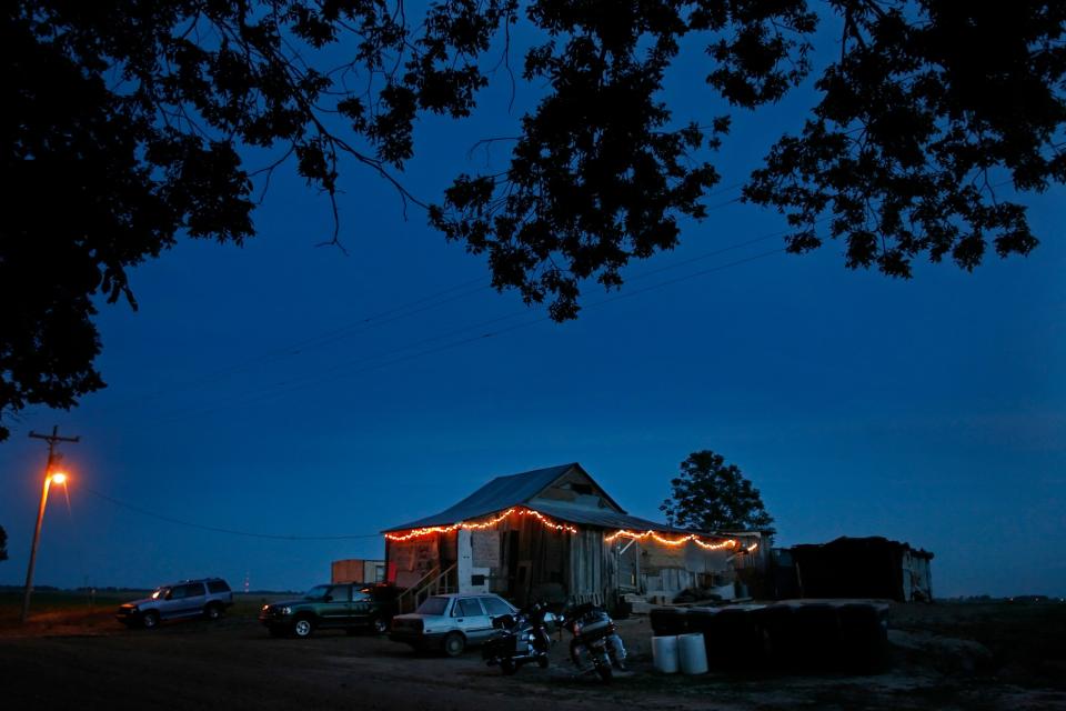 Po’Monkey’s in Merigold, Mississippi, photographed in 2006. This juke joint was operational until the death of Willie "Po’ Monkey" Seaberry in 2016.