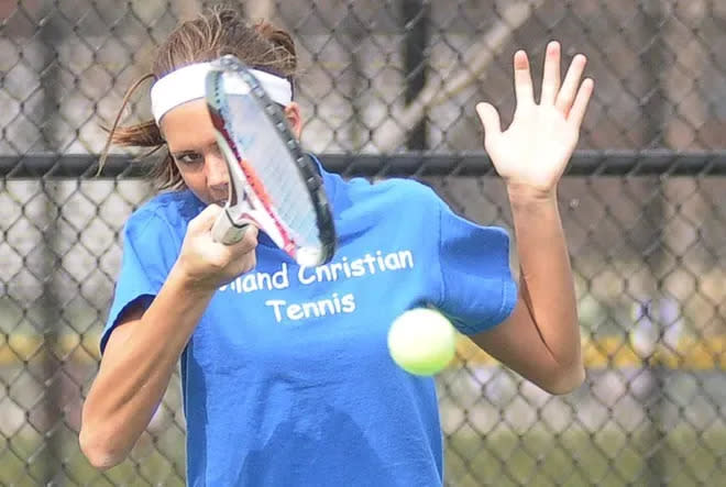 Kristen Etterbeek was a two-sport star at Holland Christian.