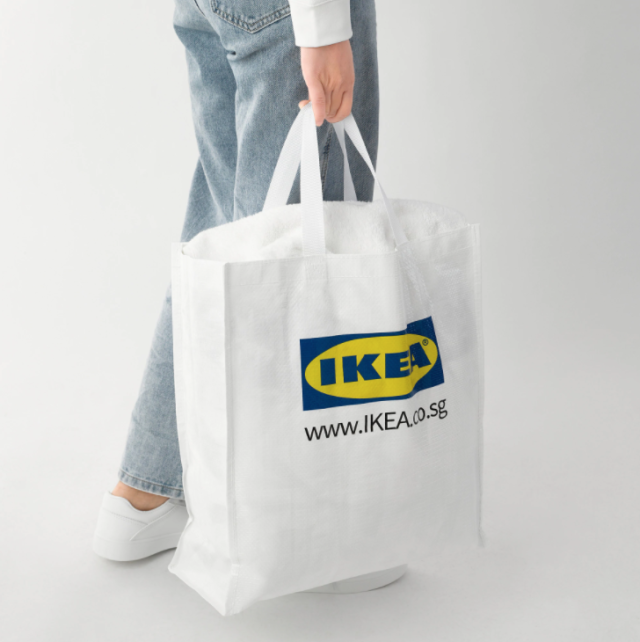 KLAMBY Bag, white - IKEA