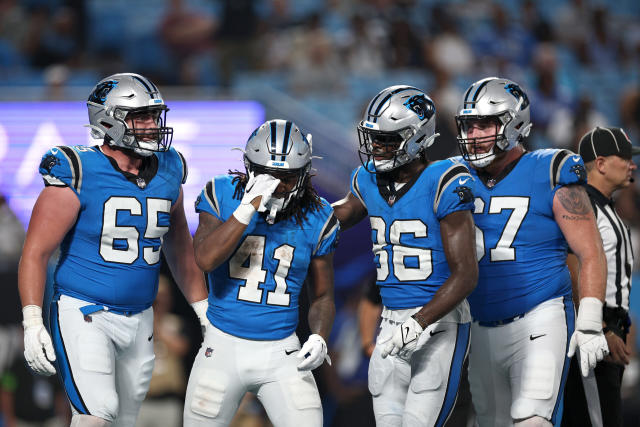 carolina panthers blue uniforms