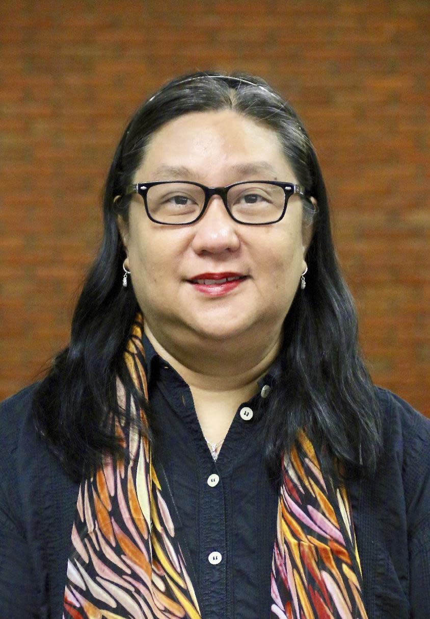 In this Feb. 23, 2017, photo, Celine Rosario poses for a photo in Bangkok, Thailand. The Associated Press has named five of its journalists to its cross-format leadership team in the Asia-Pacific region. At the regional hub in Bangkok, Leon Drouin-Keith is deputy director of newsgathering; Charles Dharapak is deputy director of production and presentation; and Celine Rosario is director of planning. Ken Moritsugu has been named news director for Japan and the Koreas, and Bernat Armangue is news director for South Asia, a position he had held in an interim capacity. (AP Photo/Kiko Rosario)