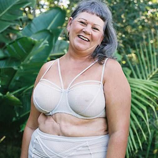 Maggie was diagnosed with incurable cancer 10 years ago. Photo: Lonely Lingerie