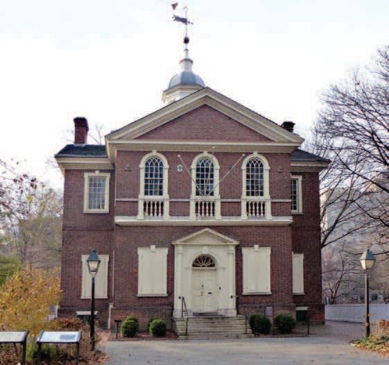 <div class="inline-image__caption"><p><em>Carpenters’ Hall was the site of clandestine meetings between patriot leaders and an undercover French emissary.</em></p></div> <div class="inline-image__credit">Henry R. Schlesinger </div>