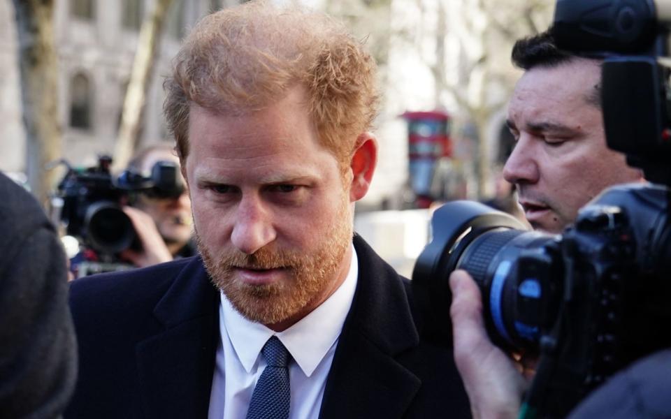 The Duke of Sussex's appearance at the High Court on Monday came as a surprise - Jordan Pettitt/PA