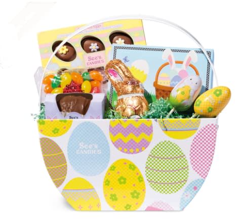 See's Candies 1 lb 4 oz Easter Treasures Basket