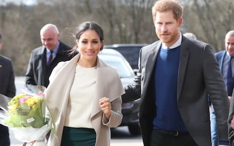 Prince Harry and Meghan Markle  - Credit: Niall Carson /PA