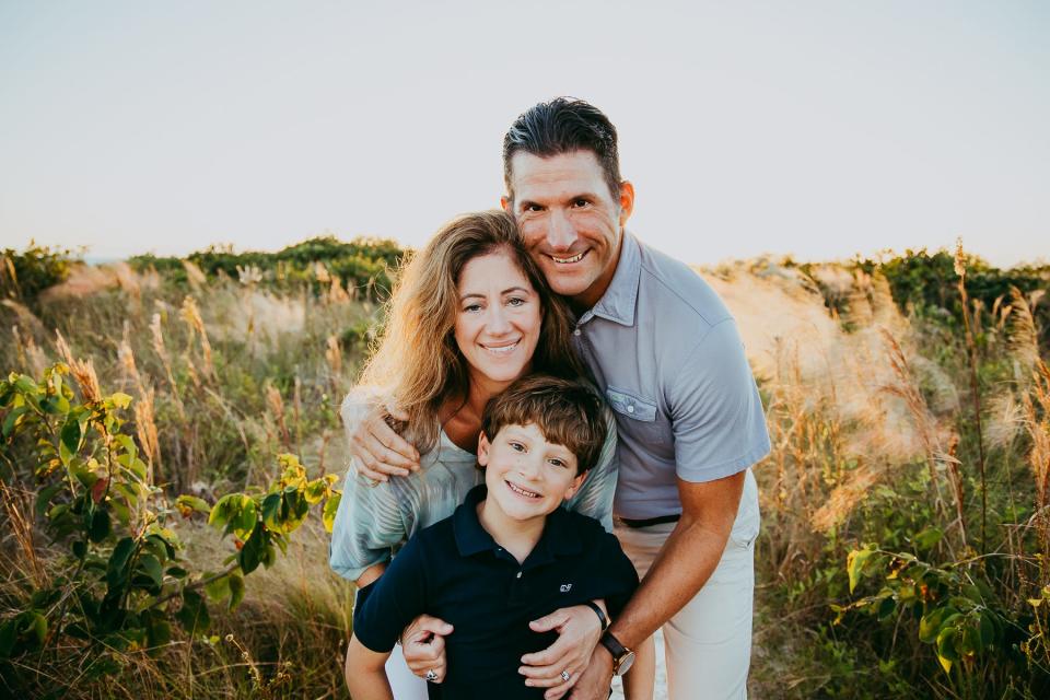 Marco Island authors Patrick Huey and Dixie Lee Huey, with their son Patrick.