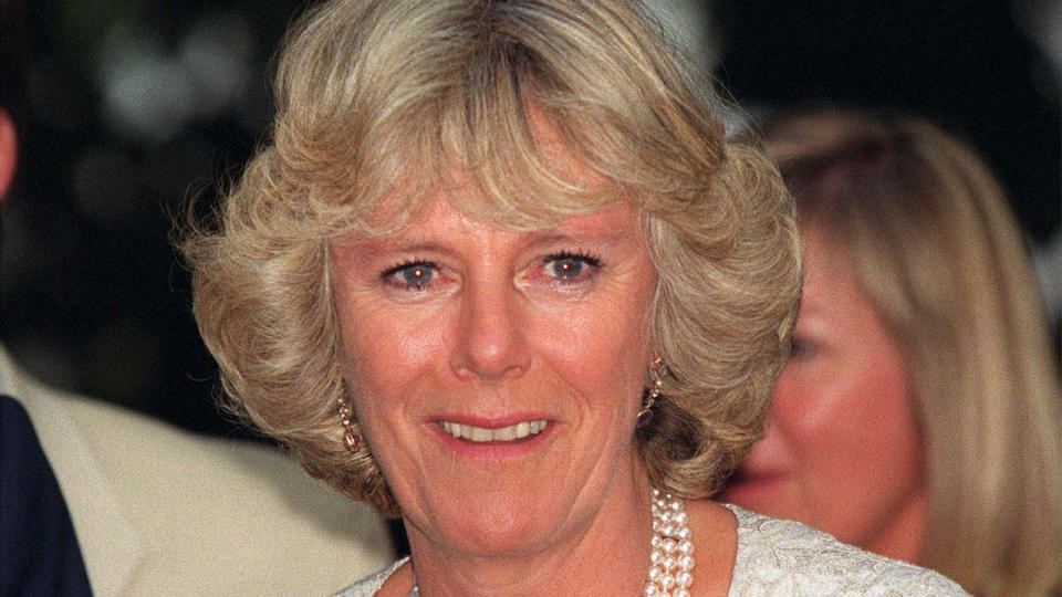 2001: Camilla Parker Bowles attending a party