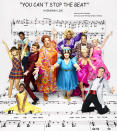 <p>Ephraim Sykes as Seaweed J. Stubbs, Jennifer Hudson as Motormouth Maybelle, Martin Short as Wilbur Turnblad, Dove Cameron as Amber Von Tussle, Ariana Grande as Penny Pingleton, Garrett Clayton as Link Larkin, Harvey Fierstein as Edna Turnblad, Maddie Baillio as Tracy Turnblad, Kristin Chenoweth as Velma Von Tussle, Shahadi Wright Joseph as Little Inez, and Derek Hough as Corny Collins. (Photo: Brian Bowen Smith/NBC) </p>