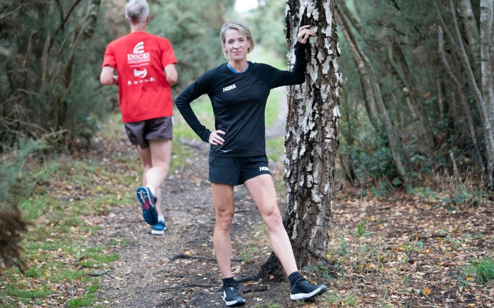 Helen Davies is running the London Marathon again eight years after her last appearance - DAVID ROSE 