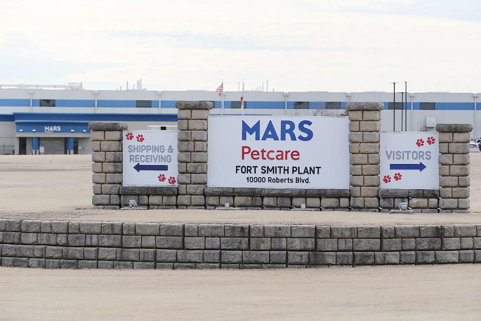 Mars Petcare Fort Smith Plant, 10000 Roberts Blvd. in Chaffee Crossing, as seen, Tuesday, Jan. 19.