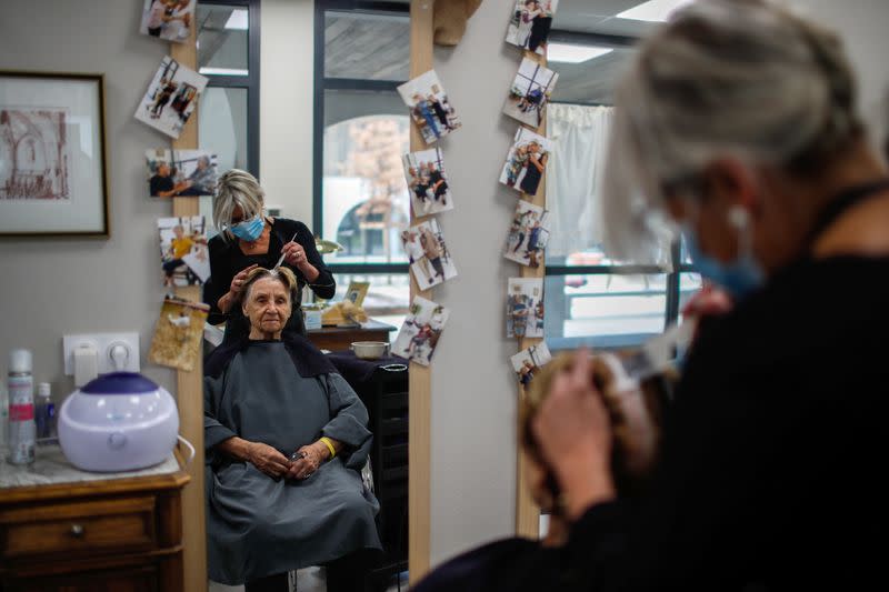 Inside the French village constructed for Alzheimer's patients