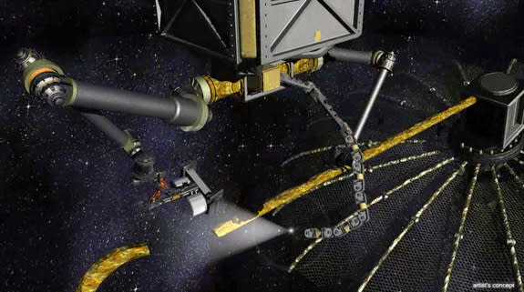 DARPA's proposed Phoenix spacecraft that would service satellites in orbit.