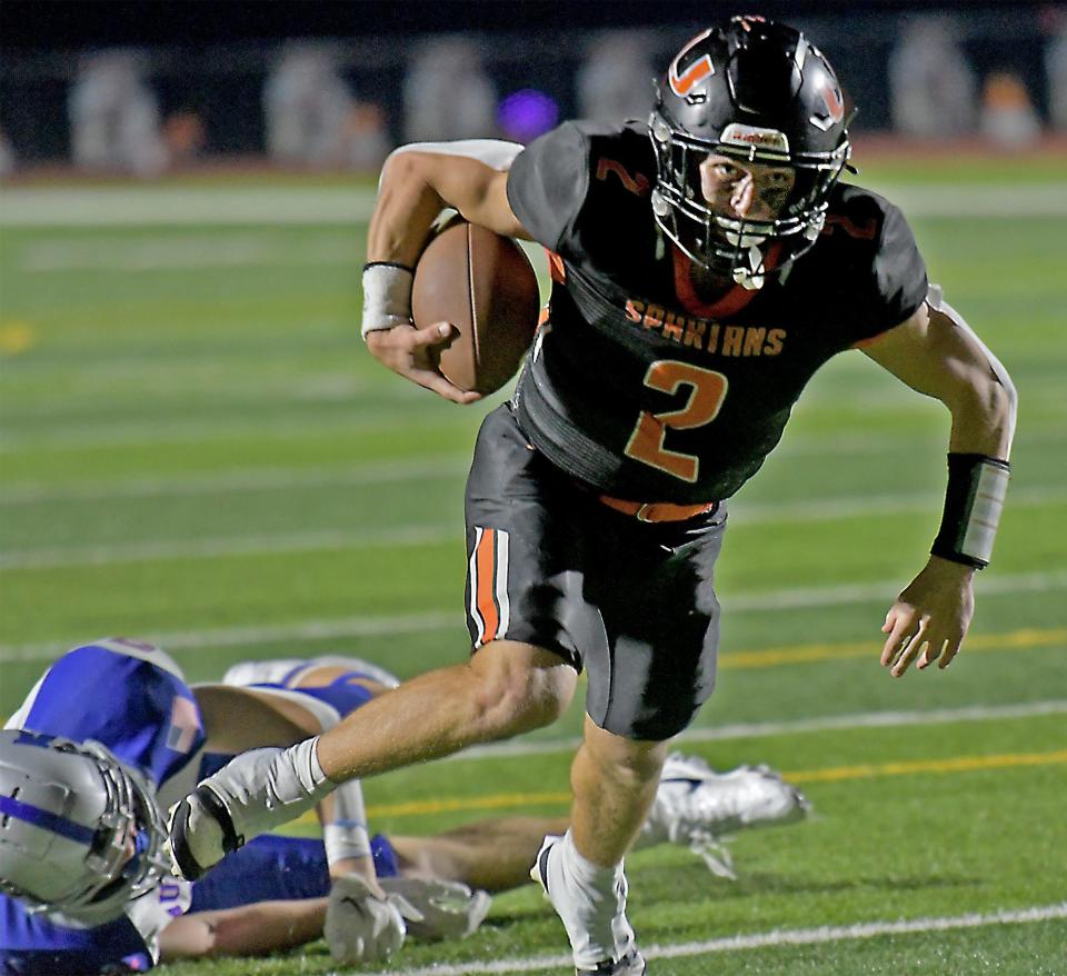 Kellen LaChapelle will try to help keep Uxbridge undefeated in Super Bowl play this week.