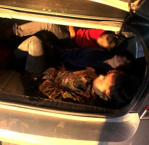 Border Patrol agent routinely encounter migrants packed into the trunks of vehicles, a dangerous practice during Arizona's hot summers. But the agency is seeing a spike in smuggling over pandemic restrictions at the border.