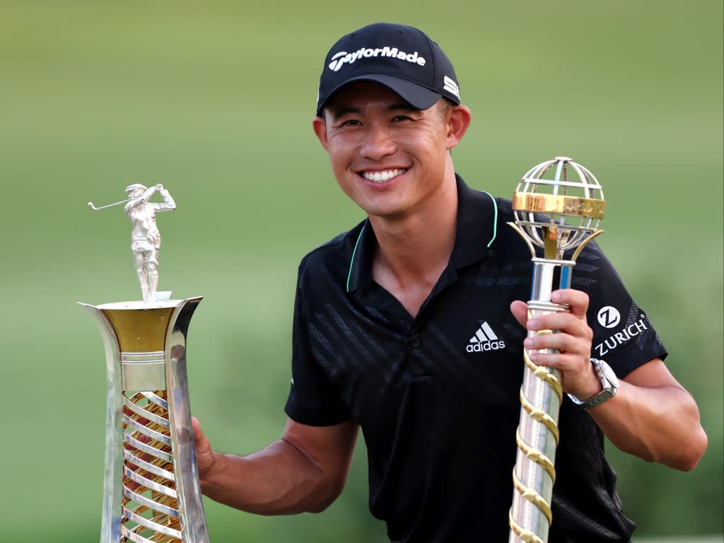 Morikawa became the first American to win the Race to Dubai  (Getty Images)