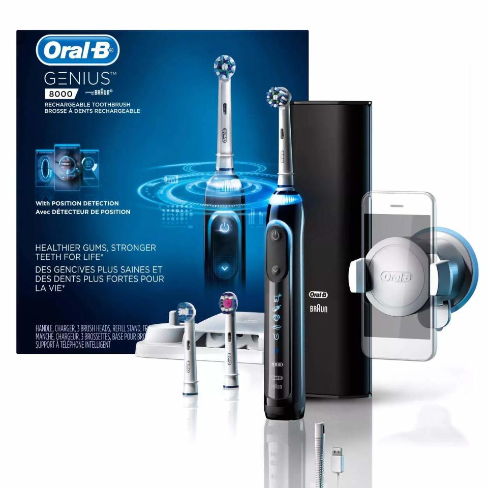 Oral-B Genius Pro 8000 Electronic Power Rechargeable Battery Electric Toothbrush. (Photo: Amazon)