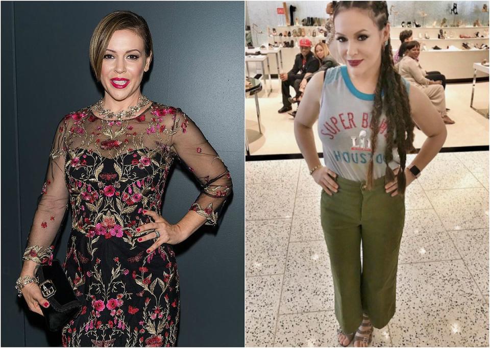 <p><strong>Quand : Février 2017 </strong><br> Alyssa Milano a opté pour le look <em>cornrows/tresses africaines</em> lors du weekend du Super Bowl ! L’ancienne star de <em>Madame est servie</em> a profité d’<a rel="nofollow noopener" href="https://www.instagram.com/p/BQEH5Hagqe2/" target="_blank" data-ylk="slk:Instagram;elm:context_link;itc:0;sec:content-canvas" class="link ">Instagram </a>pour montrer sa nouvelle coupe jeune, des cornrows qui se transforment progressivement en tresses style queue de poisson. On ne peut pas s’empêcher non plus de regarder les réactions hilarantes des clients qui apparaissent sur la photo derrière elle ! Alors, vous aimez la coupe ? <em>(Photos : Getty/Instagram/February 2017)</em> </p>