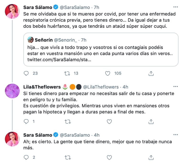 Las críticas de los usuarios a la esposa de Isco Alarcón por defender la vacunación de los futbolistas