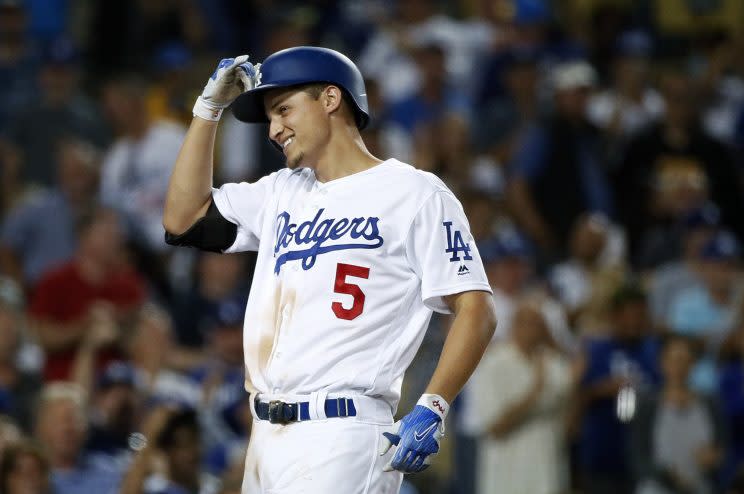 Dodgers shortstop Corey Seager has earned the respect of veterans around MLB. (AP)