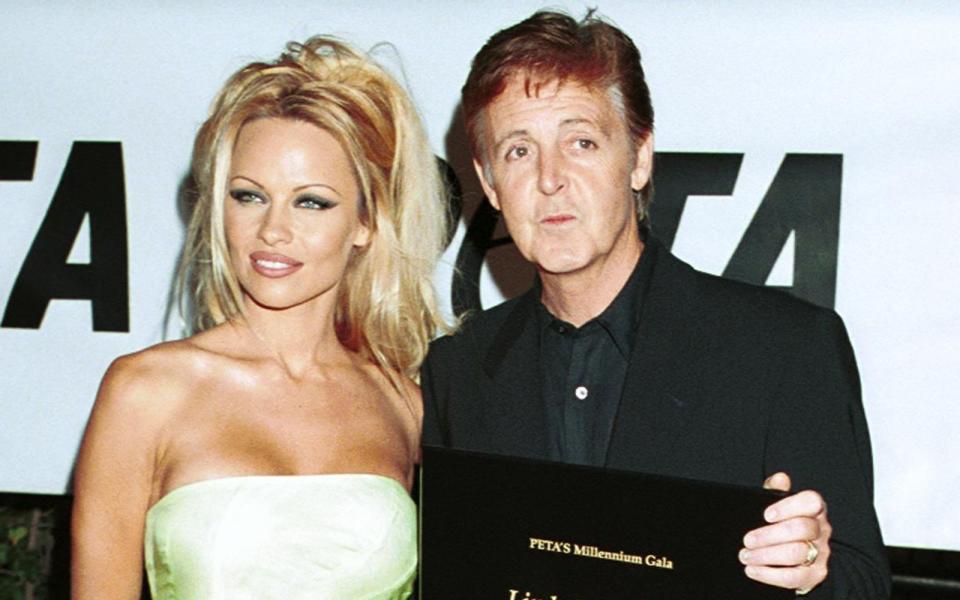 Pamela Anderson und Paul McCartney