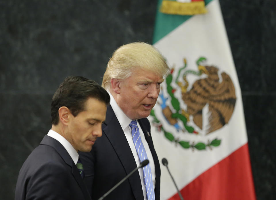 Trump Nieto Mexico