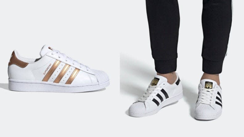 There's a reason these Adidas Superstar shoes have been popular for over 50 years.