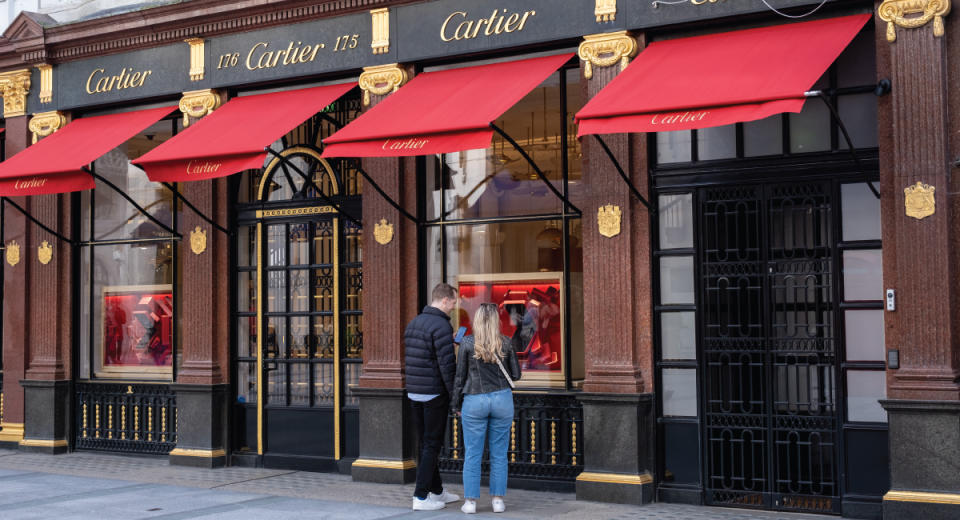 Cartier's London shop at 175 Bond Street.