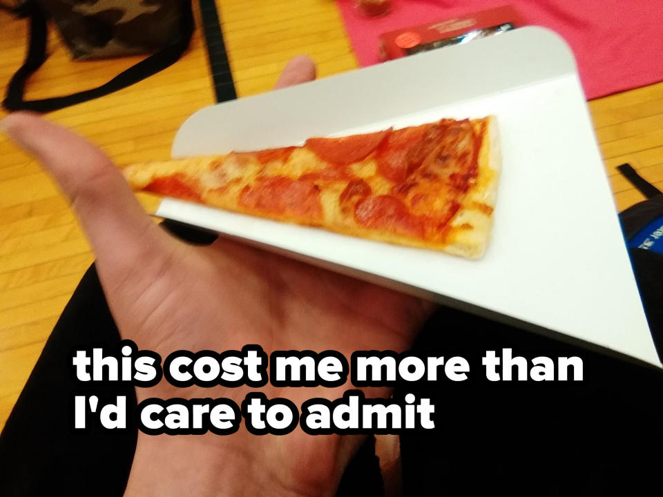 small slice of pizza